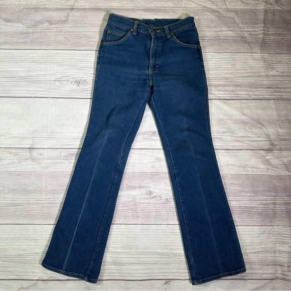 Unisex Vintage Lee Boot Cut Union Made Denim Jeans - Picture 2 of 8